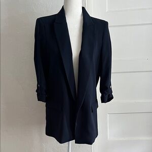 Zara Elegant Navy Blazer